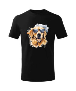 Golden Retriever w okularach