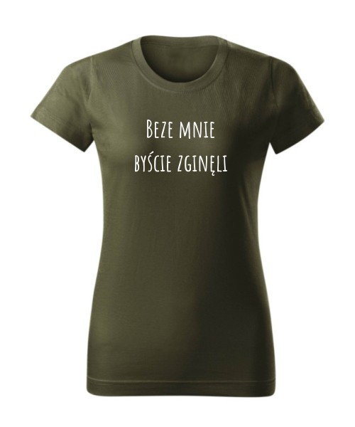 Beze mnie byście zginęli
