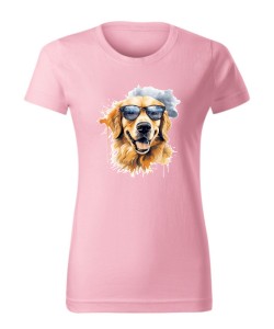 Golden Retriever w okularach