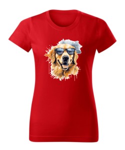 Golden Retriever w okularach