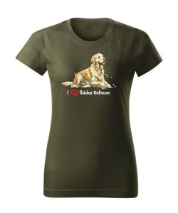 Golden Retriever leżący