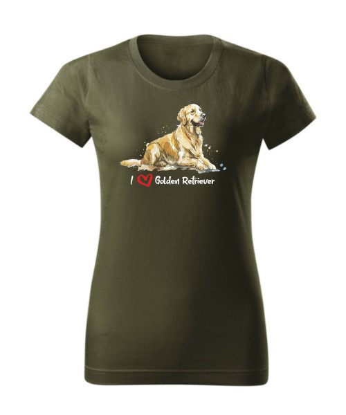 Golden Retriever leżący