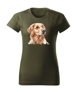 Golden retriever złoty