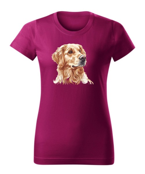 Golden retriever złoty