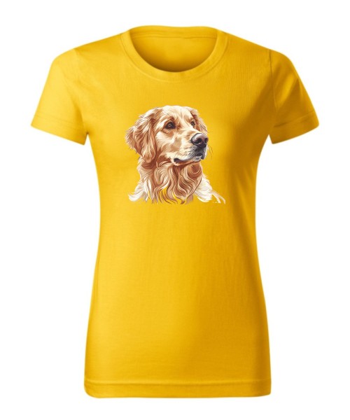 Golden retriever złoty