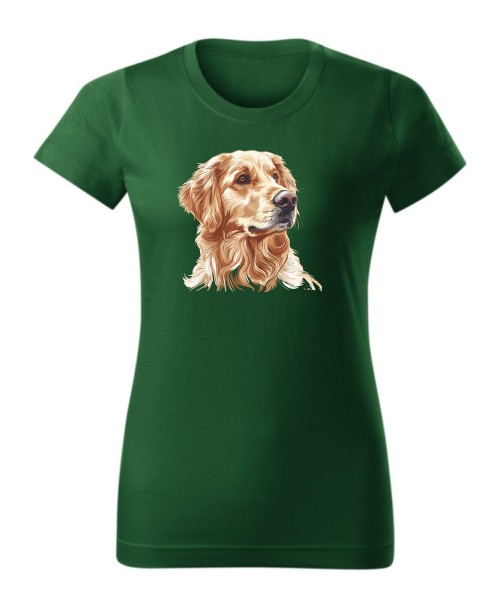 Golden retriever złoty