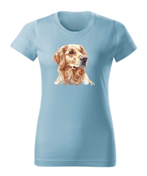 Golden retriever złoty