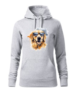 Golden Retriever w okularach