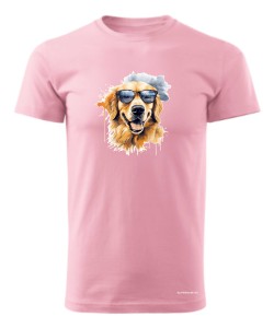 Golden Retriever w okularach