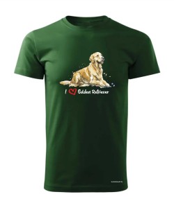 Golden Retriever leżący