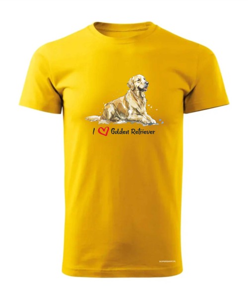 Golden Retriever leżący