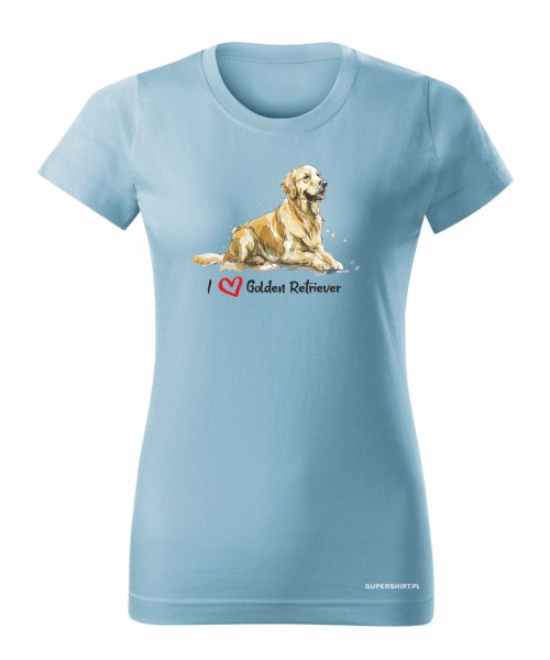 Golden Retriever leżący