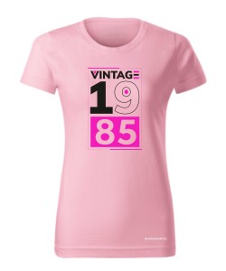 Vintage 1985 pink