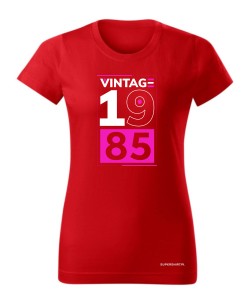 Vintage 1985 pink
