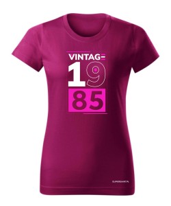 Vintage 1985 pink