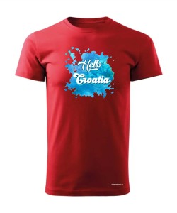 Hello Croatia blue