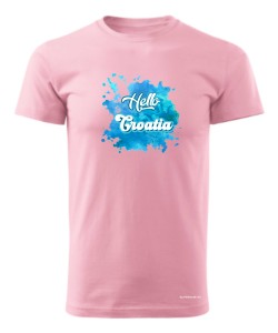 Hello Croatia blue