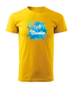 Hello Croatia blue