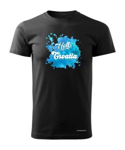 Hello Croatia blue