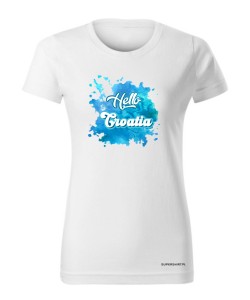 Hello Croatia blue