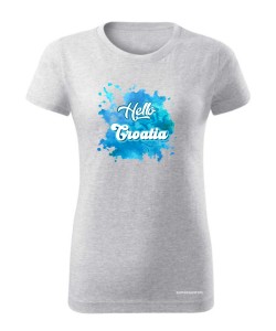 Hello Croatia blue
