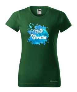 Hello Croatia blue