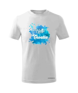 Hello Croatia blue