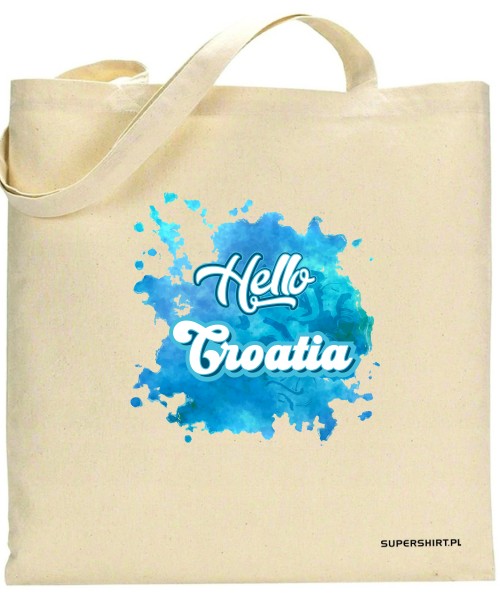 Hello Croatia blue