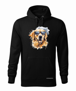 Golden Retriever w okularach
