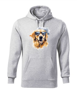 Golden Retriever w okularach