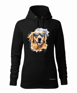 Golden Retriever w okularach