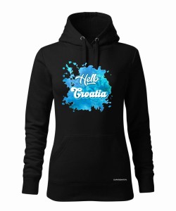 Hello Croatia blue