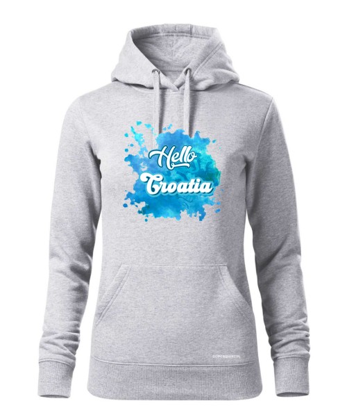 Hello Croatia blue