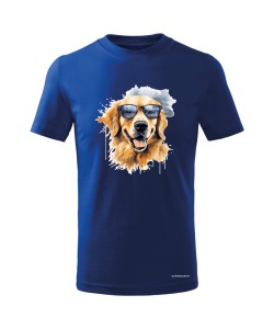 Golden Retriever w okularach