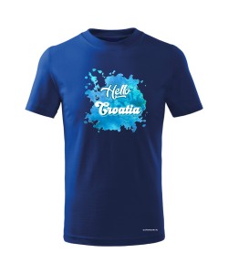 Hello Croatia blue
