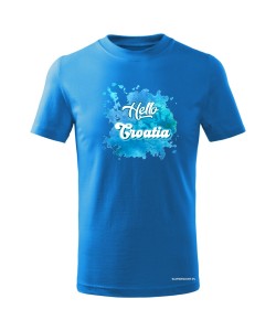 Hello Croatia blue